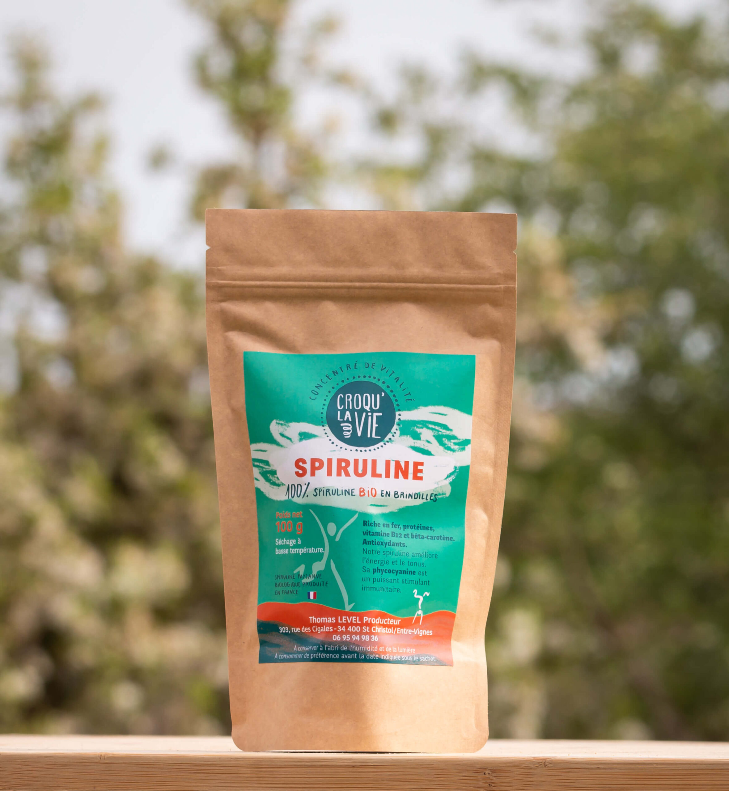 Spiruline en brindilles – 100g