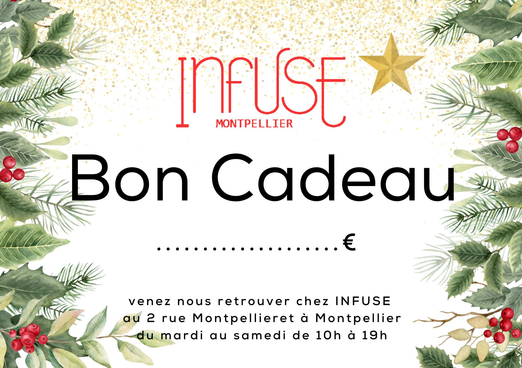 Bon cadeau Infuse