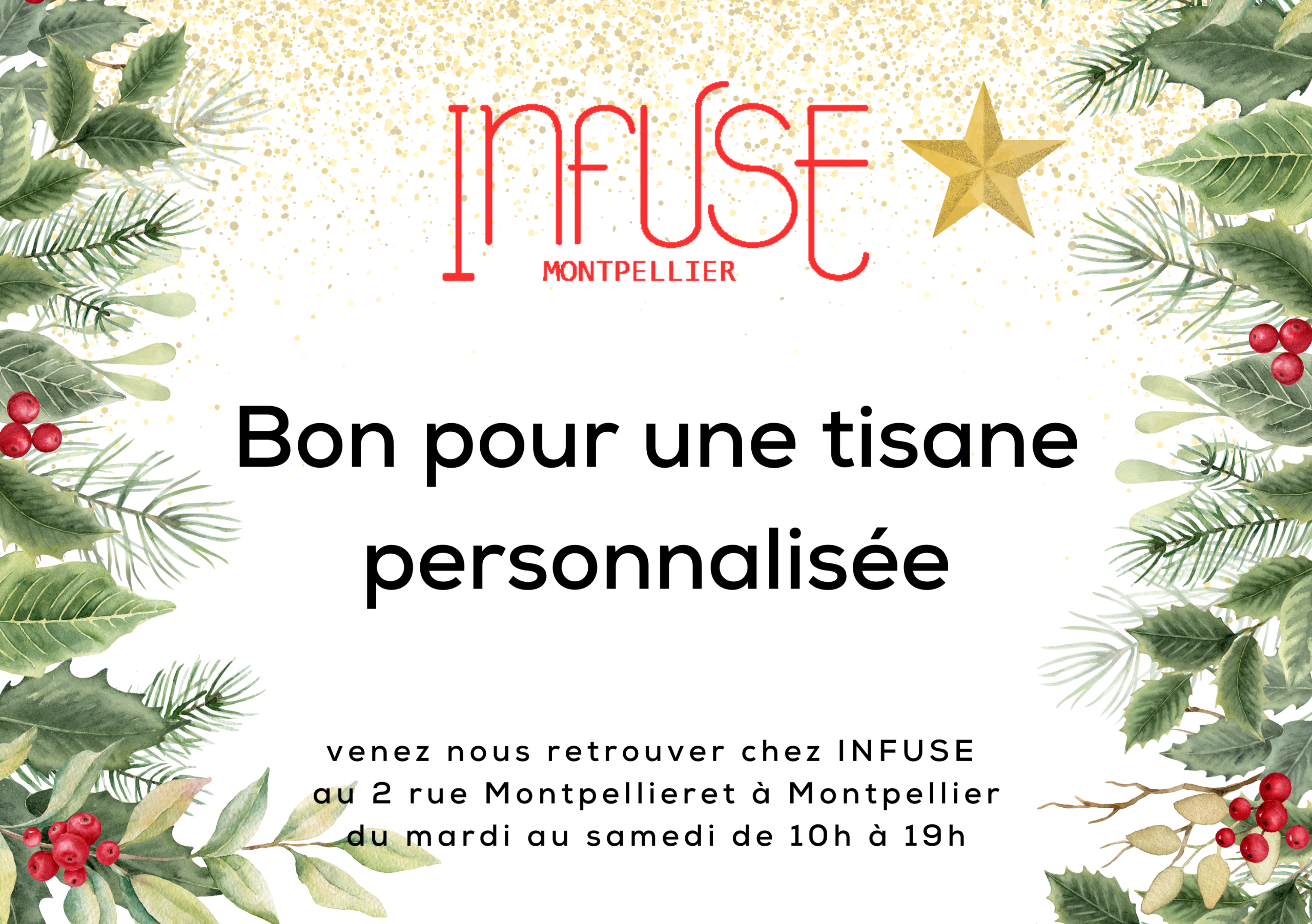 Bon pour une tisane personnalisée