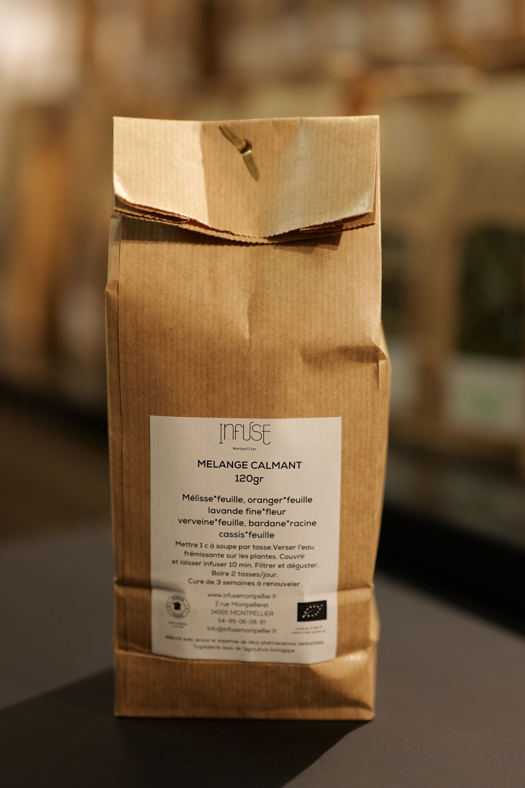 CALMANT – Infusion capillaire