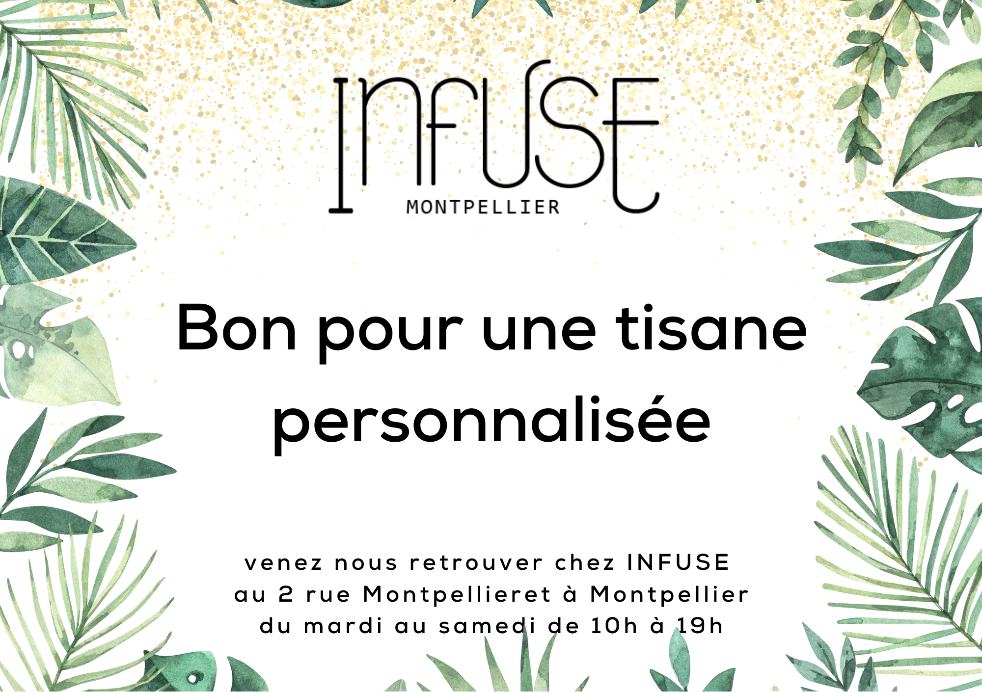 Bon pour une tisane personnalisée