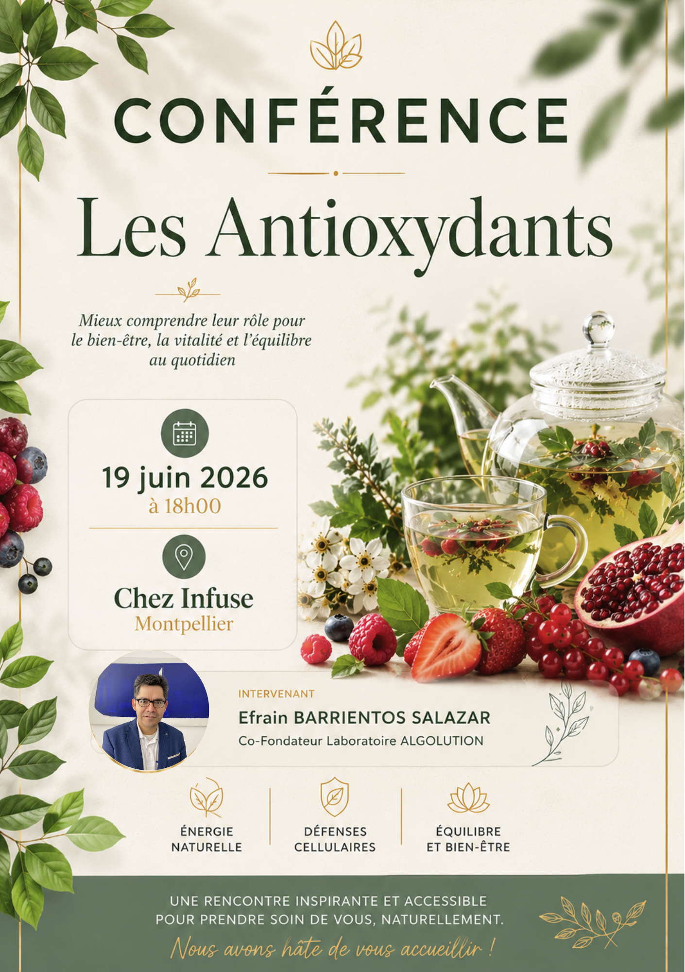 Conférence sur les Antioxydants