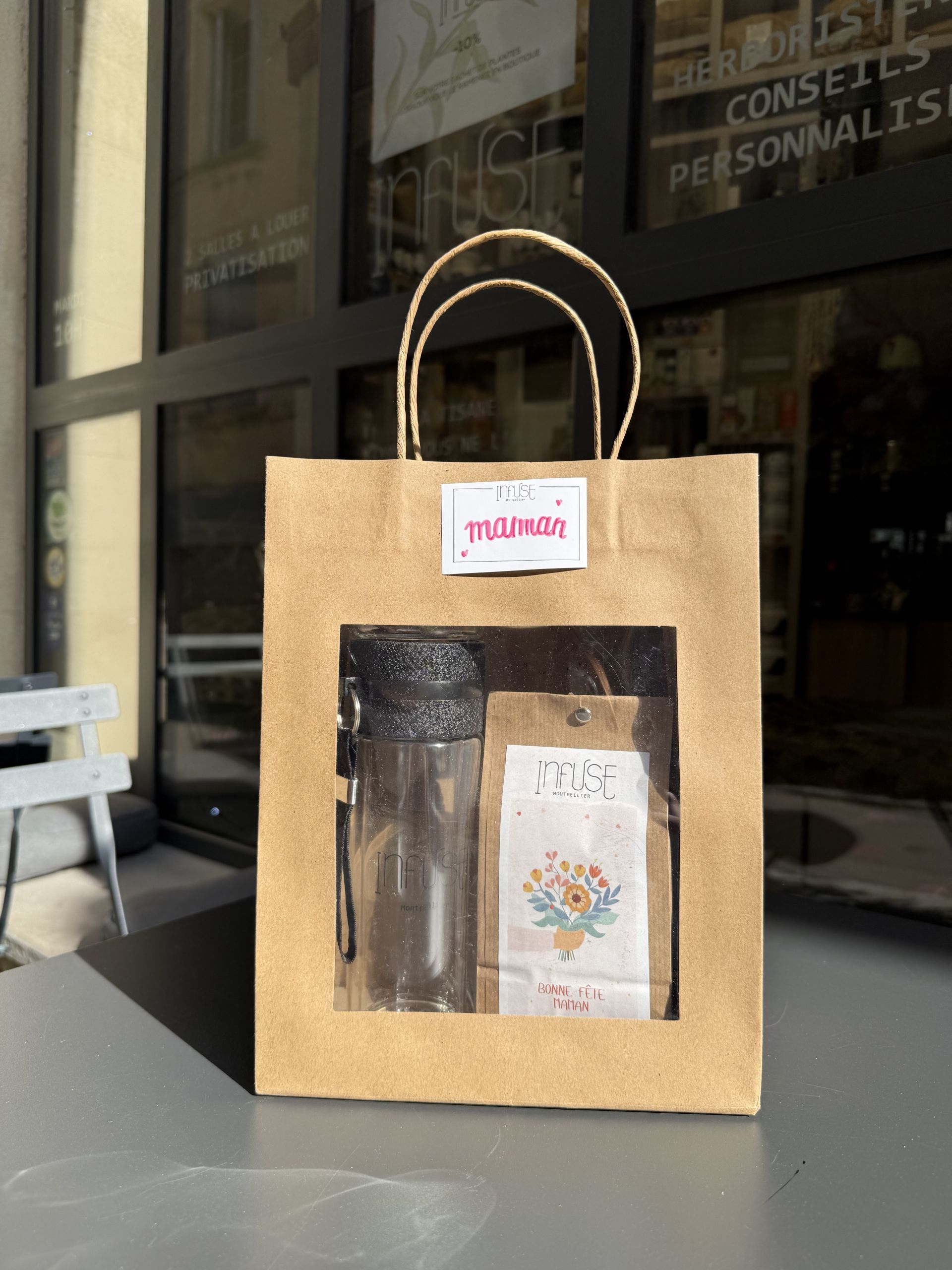 Coffret tisane Fête des Mères + infuseur en verre Infuse