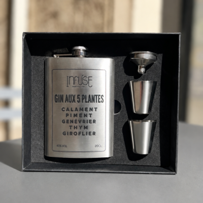 Coffret - Gin aux 5 plantes 20cl