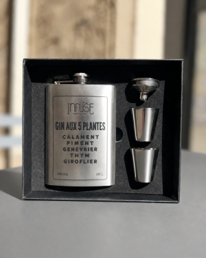Coffret – Gin aux 5 plantes 20cl
